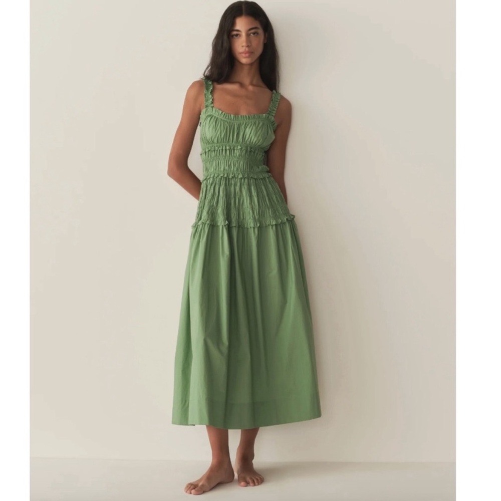 DOEN Marianne Dress in English Ivy